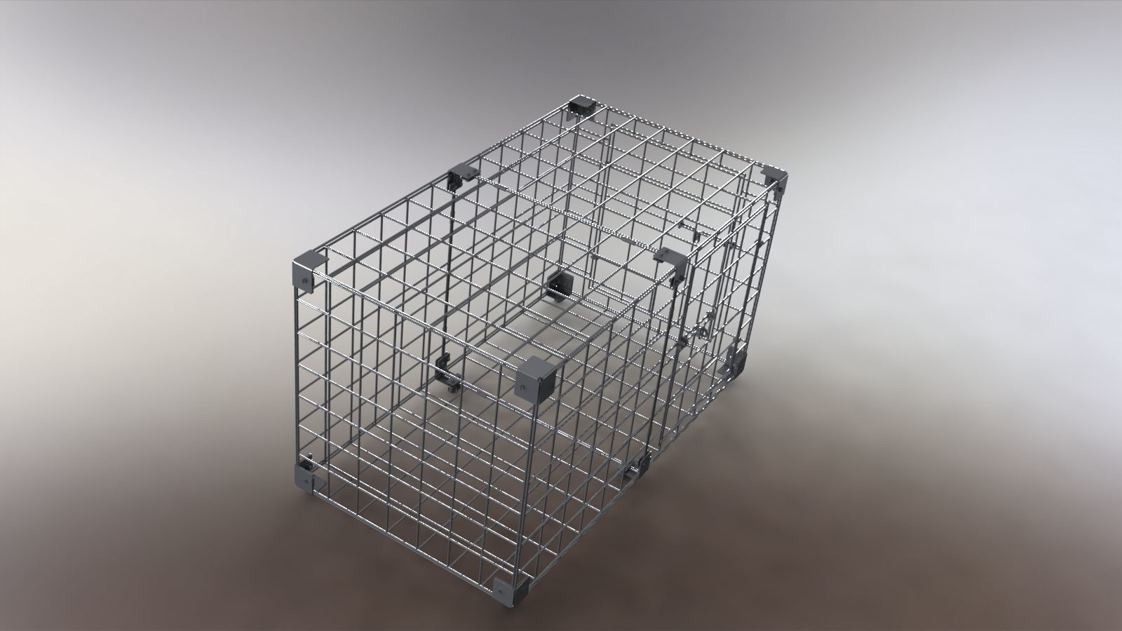 Cage for pet 3D model_2