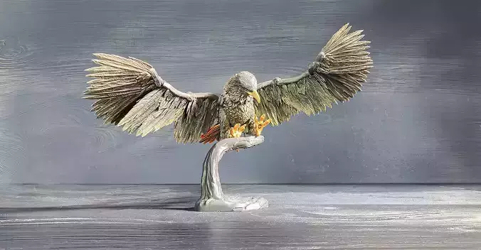 Articulated Eagle   Poseable Action Figure