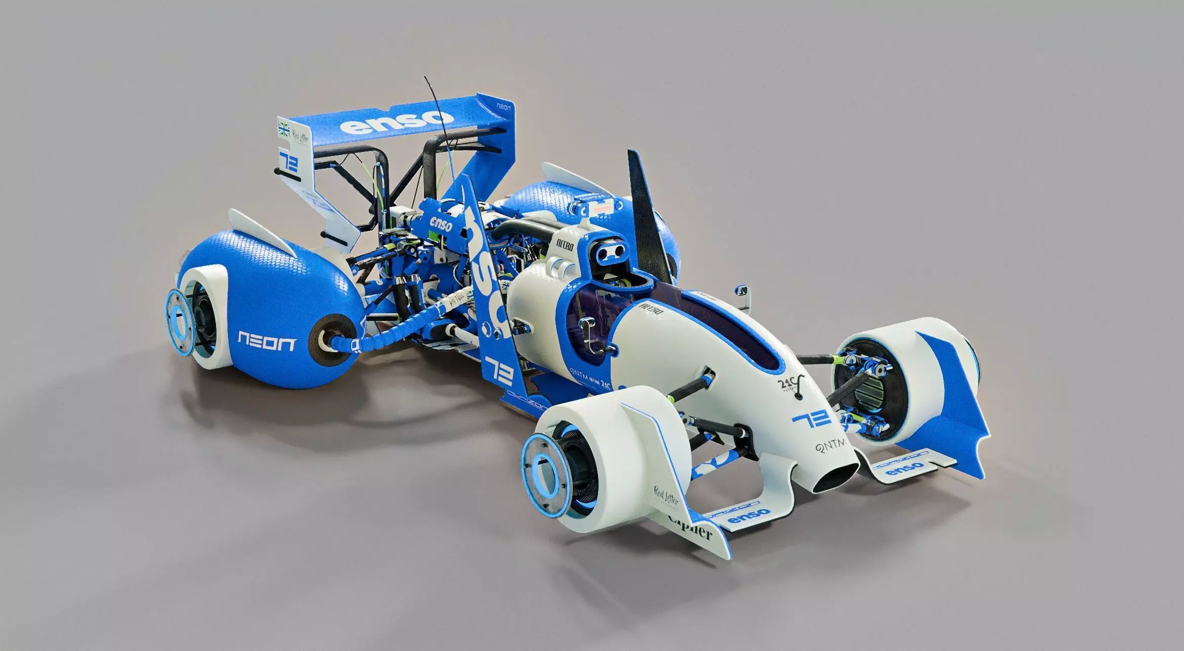 Sci-Fi Race Car 3D model
