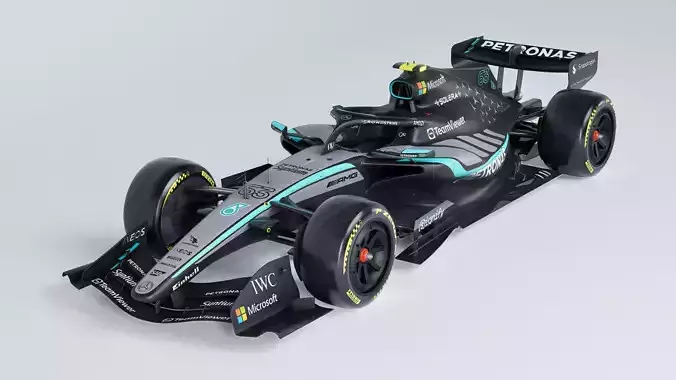 F1 Mercedes W15 3D model | CGTrader