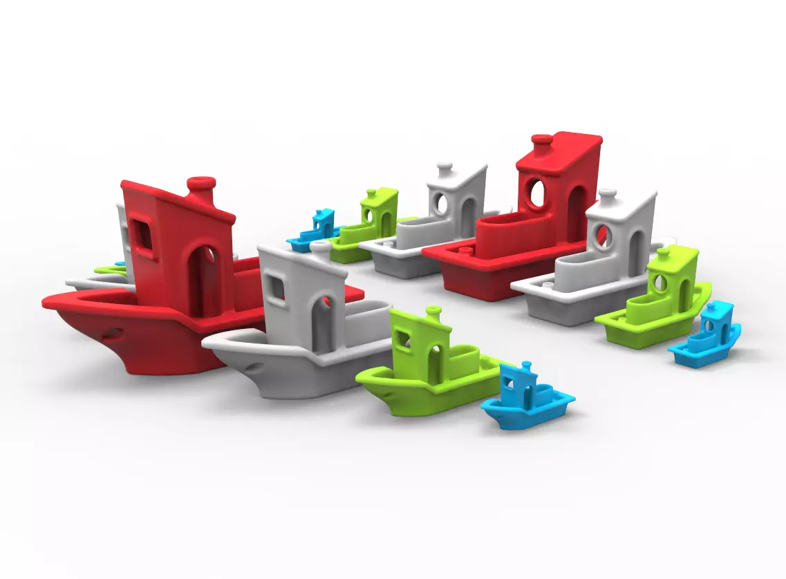 Versatile 3D Printable Boat Series 4 Unique Designs 3D print model
