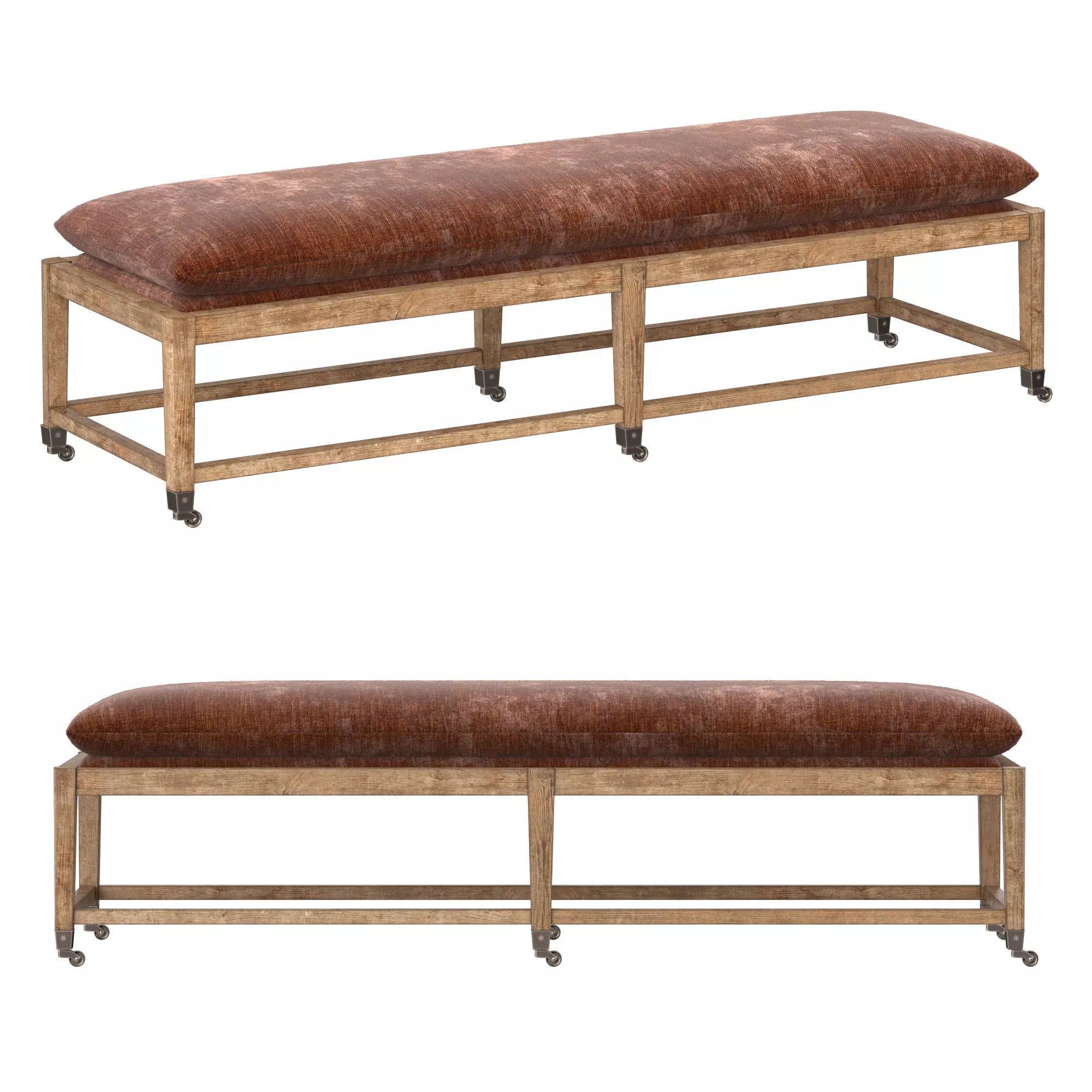 Eleanor Accent Bench 3D model