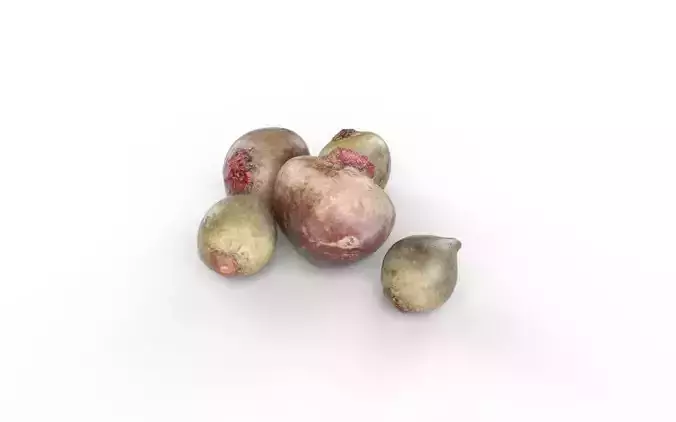 Beet Set02 Low-poly 3D model