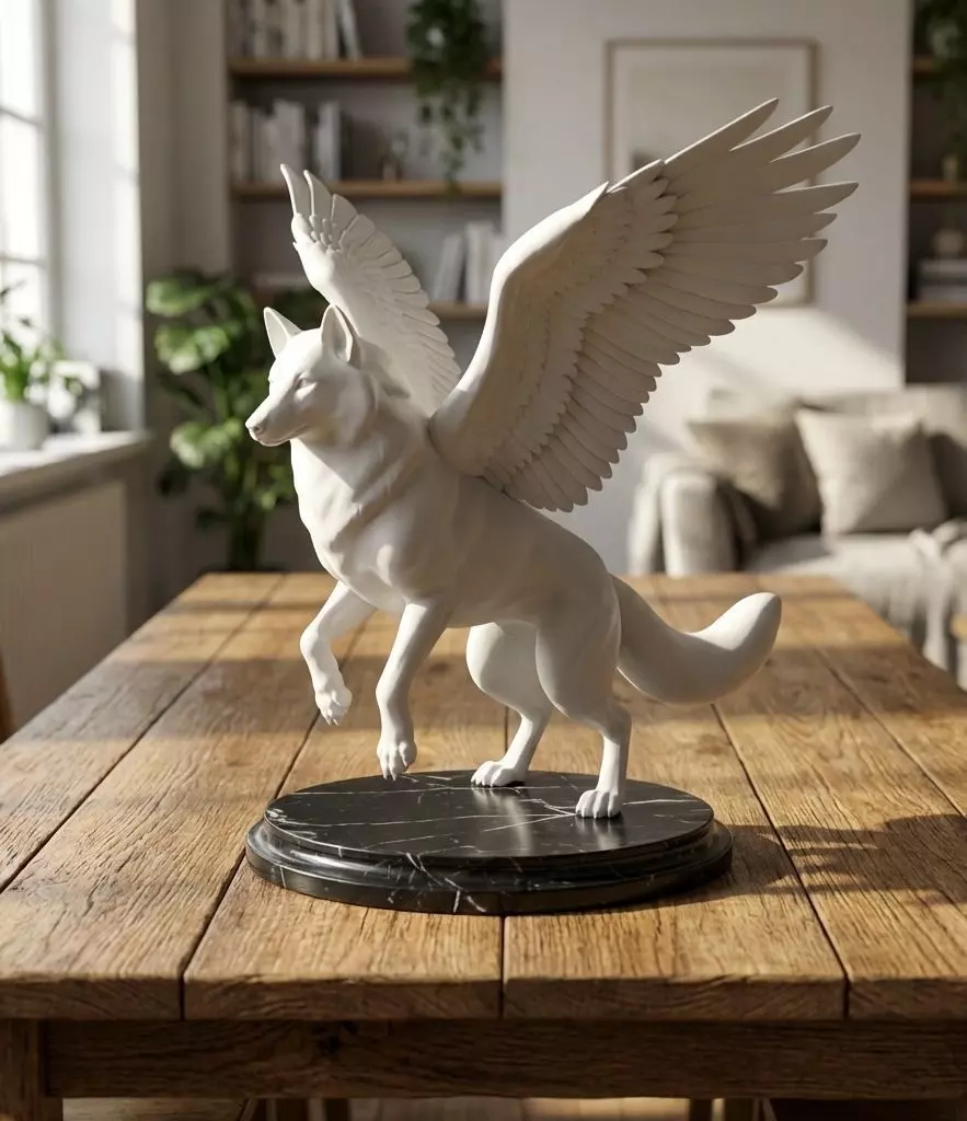Wolf decor 3D print model