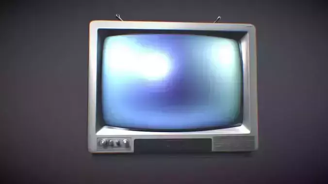 2000s TV 3D model