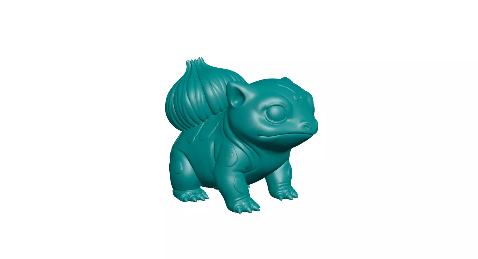 Bulbasaur High-Detail 3D Print Model STL 3D print model