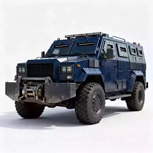 Heavy Urban Armored SUV 3D Model