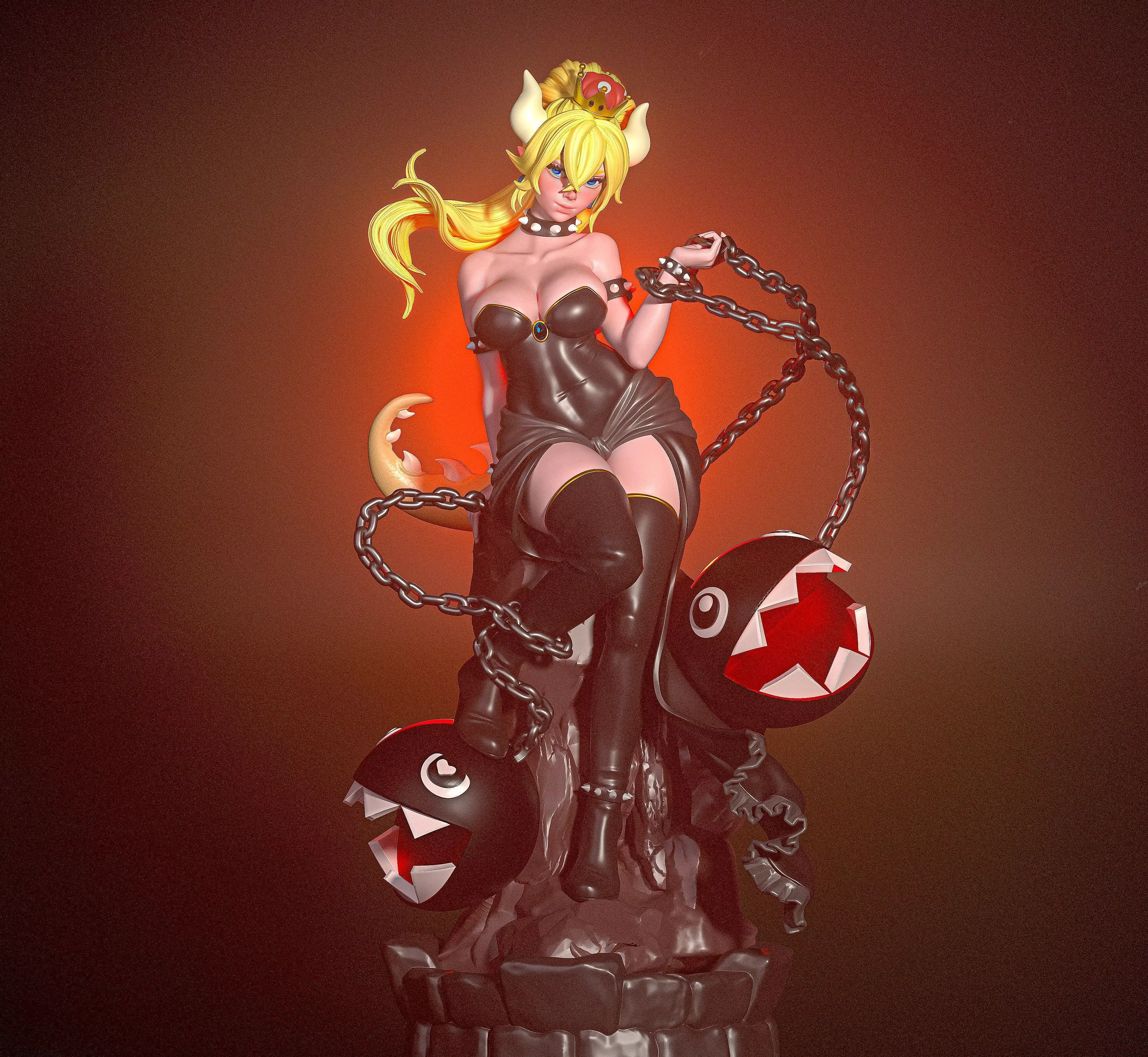 Bowsette - With NSFW 3D print model