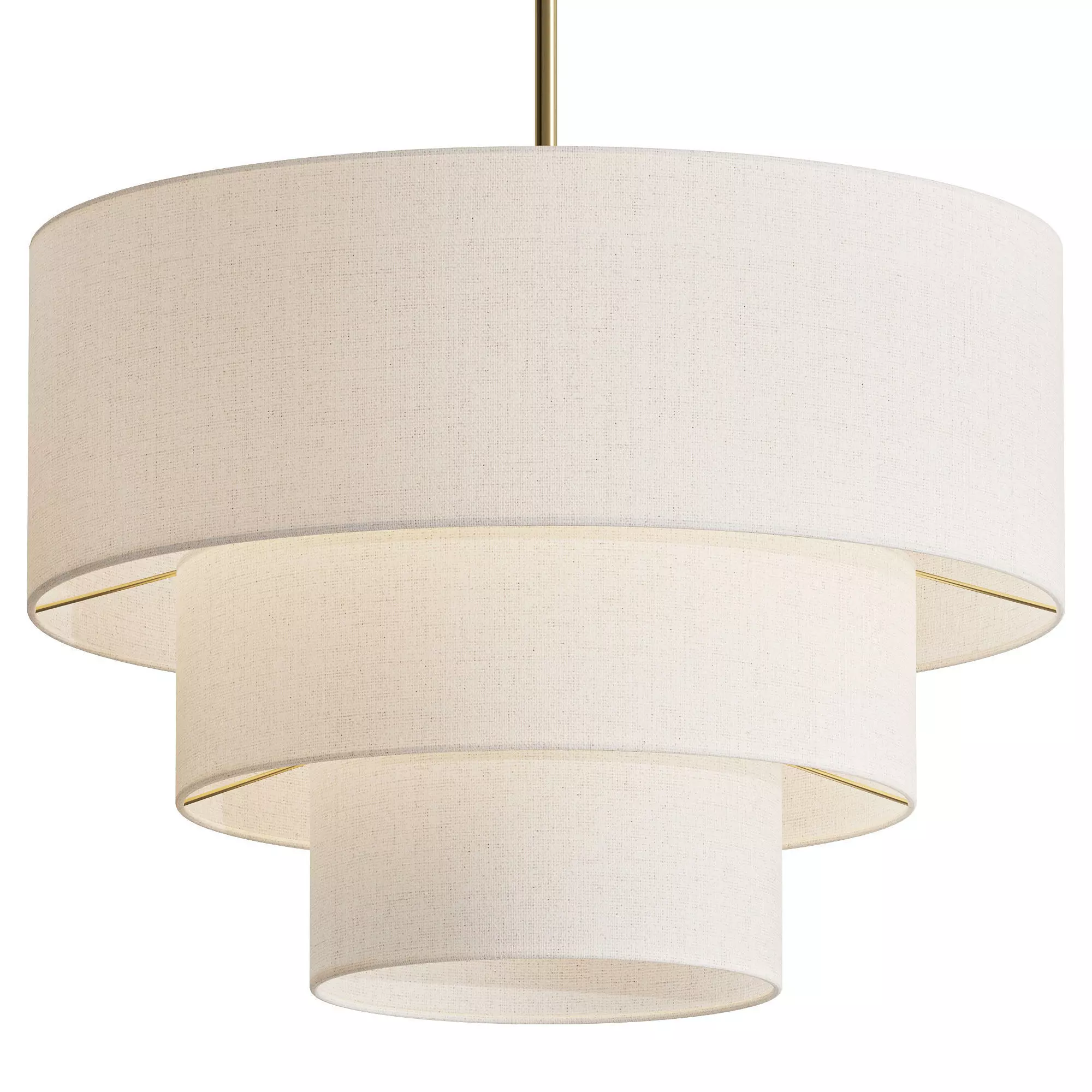 Bertan 4 Light Dimmable Tiered Chandelier 3D model