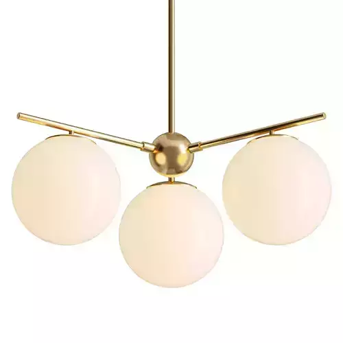 Tier Bubble Chandelier 3D model
