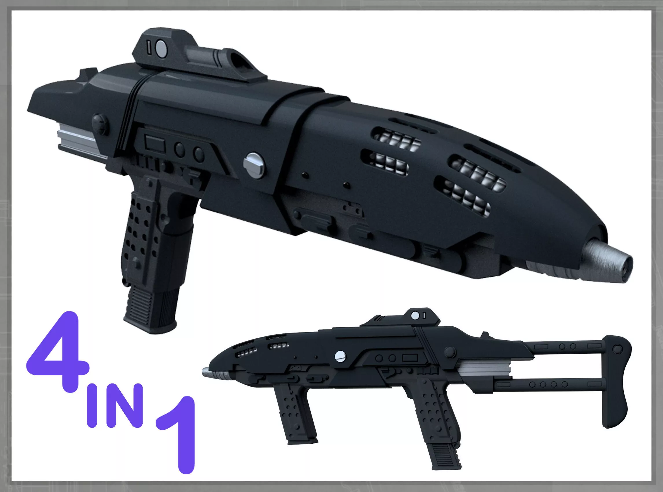 Assault Phaser Rifle STO 3D print model