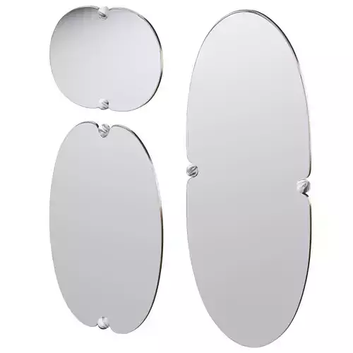 Lucetta Wall Mirror by Soho Home 3D model