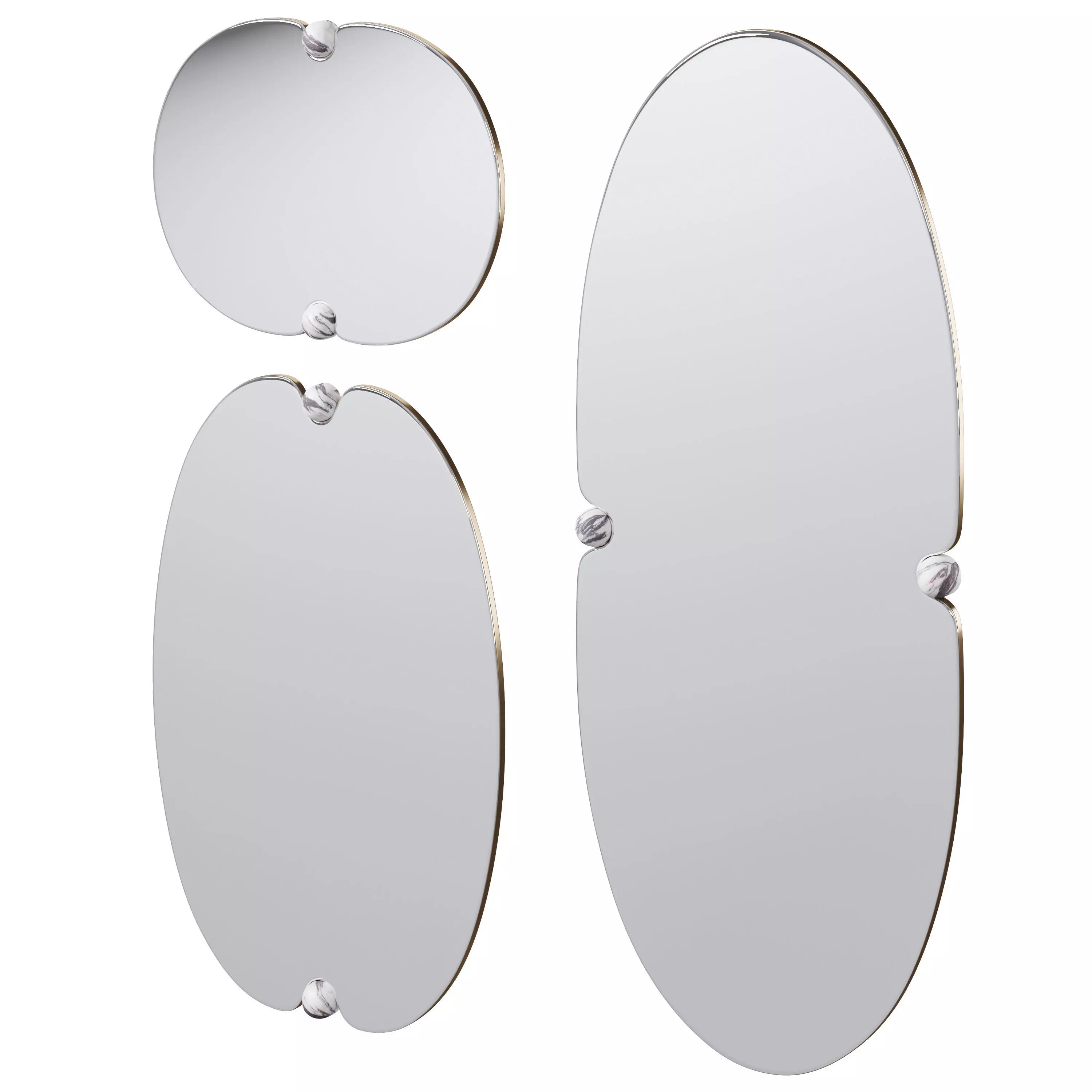 Lucetta Wall Mirror by Soho Home 3D model
