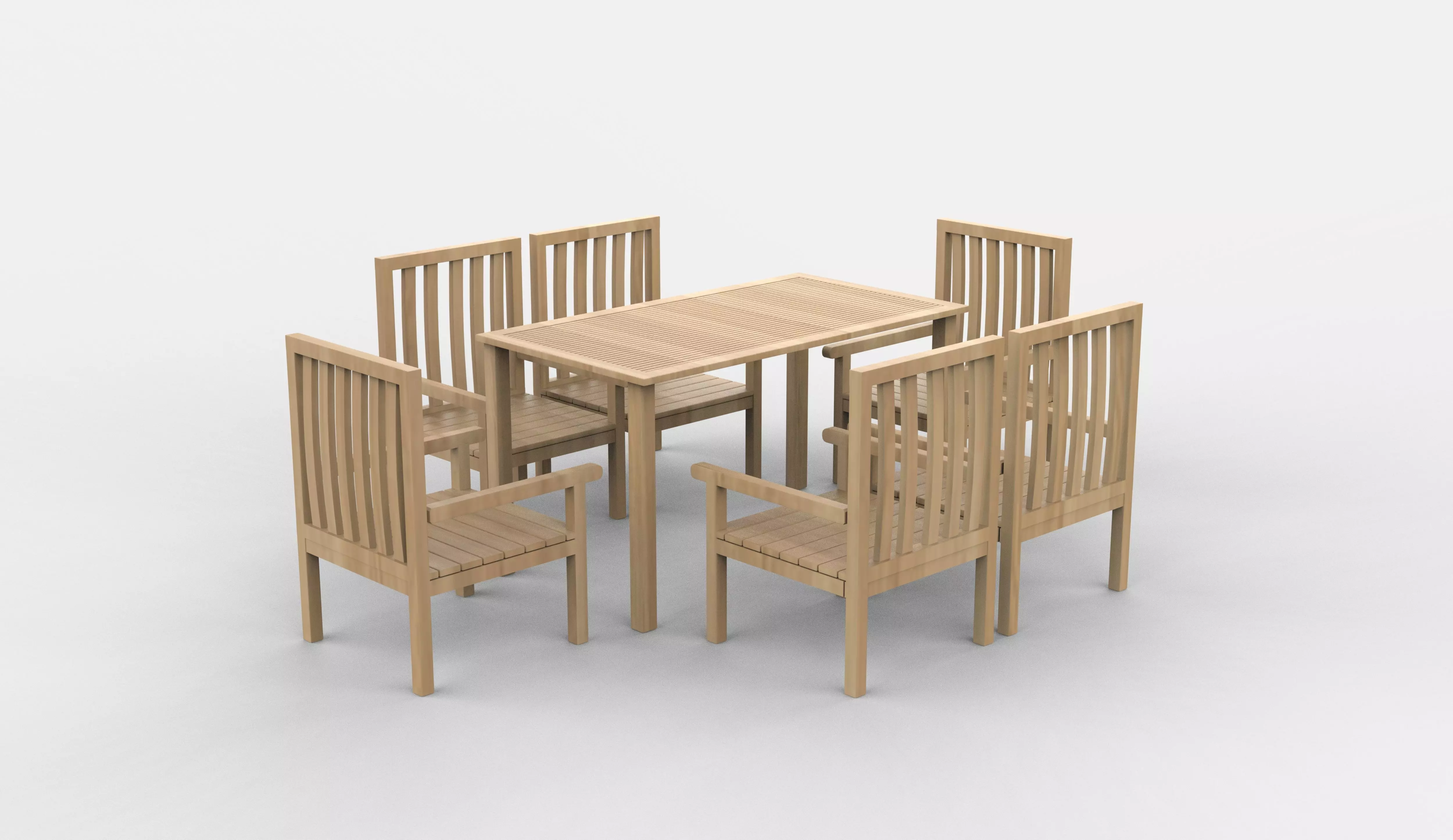garden furniture 2 3D model