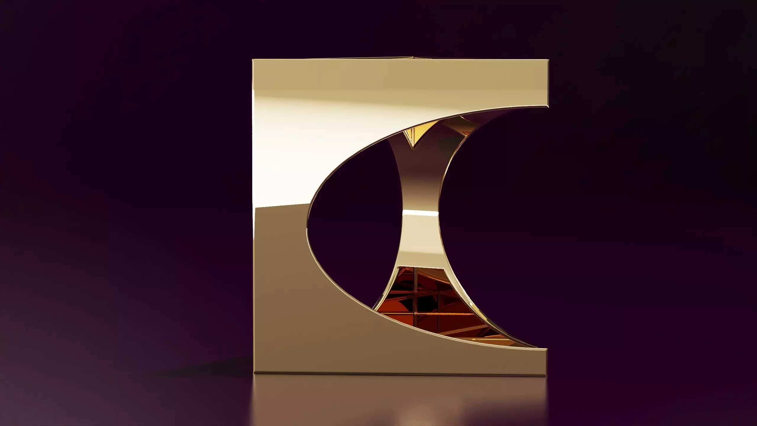 Geometric ring N02 54EU SIZE 3D print model