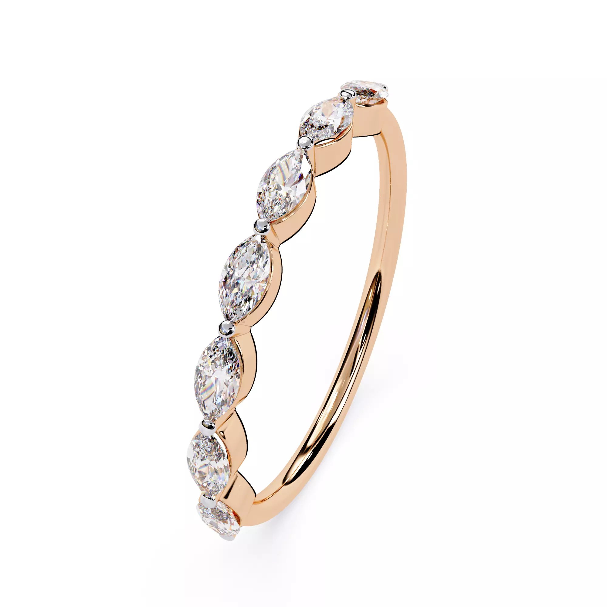 Vintage Antique Diamond Ring 3D Model 3D print model