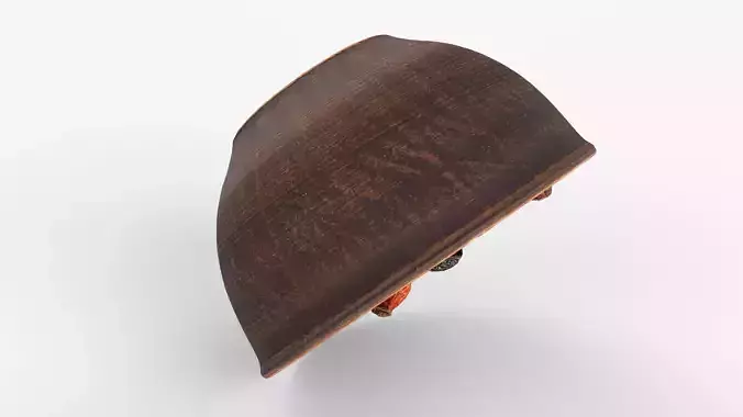 Photorealistic 3D scan of Clay Bowl with Dried rose hip Low-poly 3D model 6