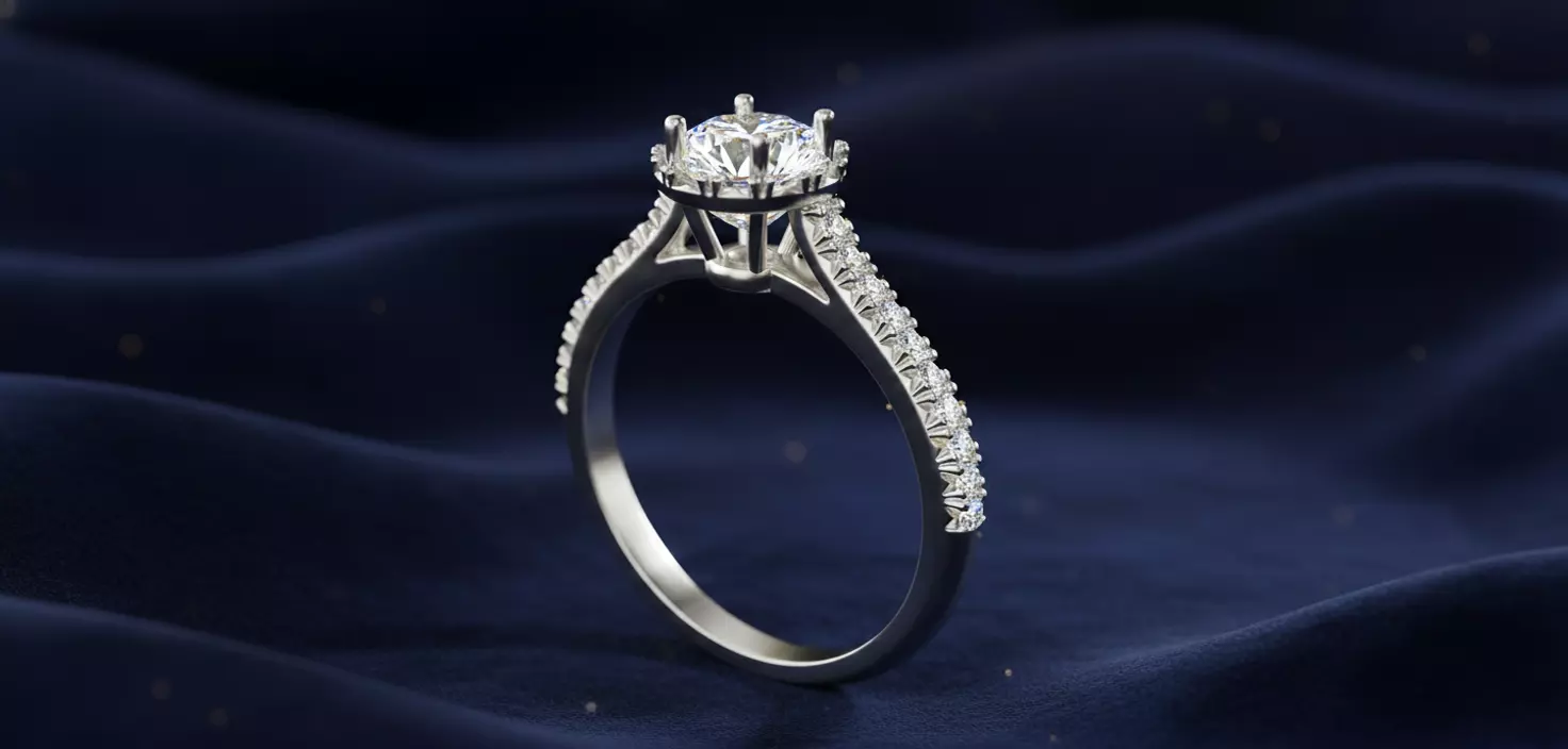 Womens Ring Carmen 3D STL 3D print model