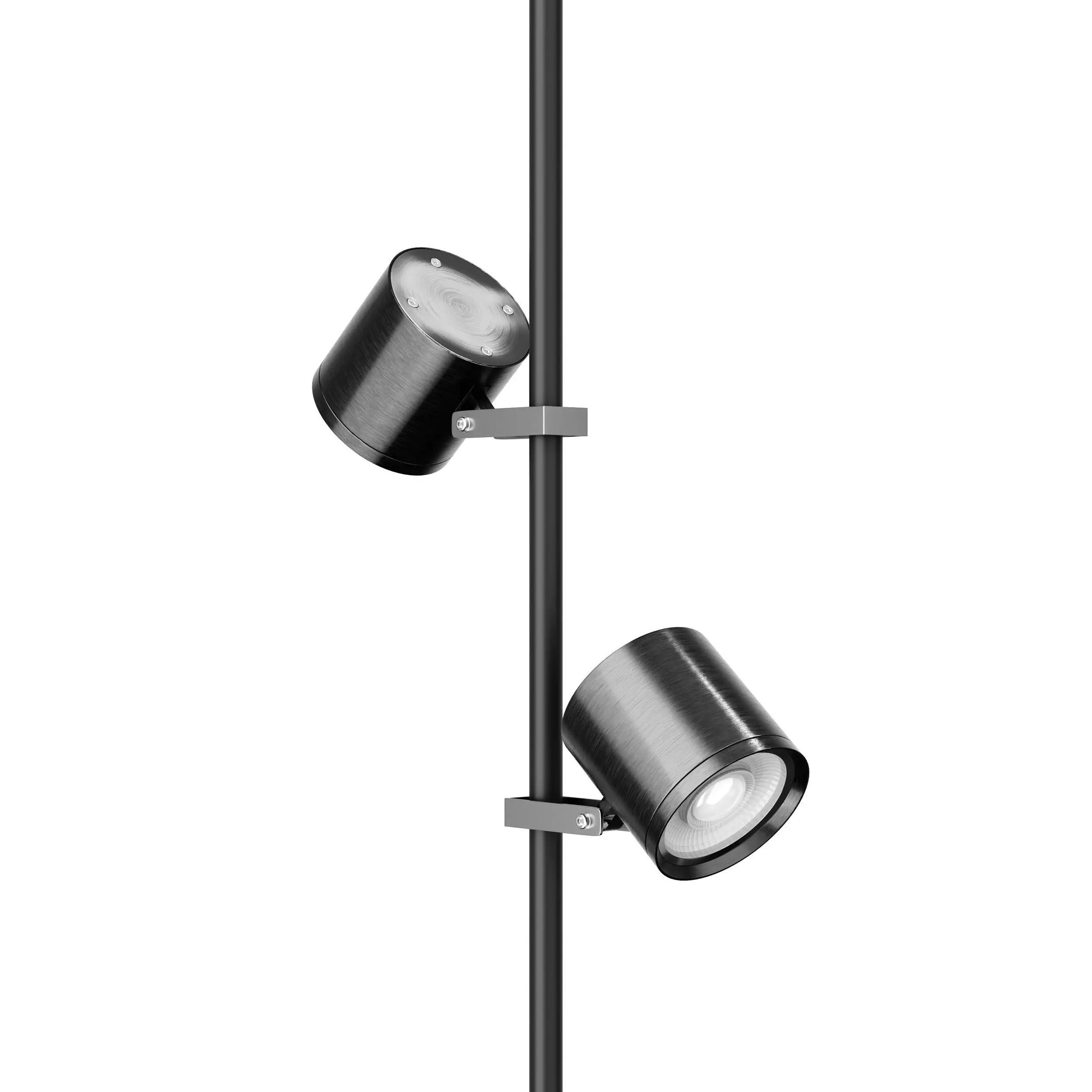 Adjustable Track Spotlight Set 3D Model Low-poly 3D model