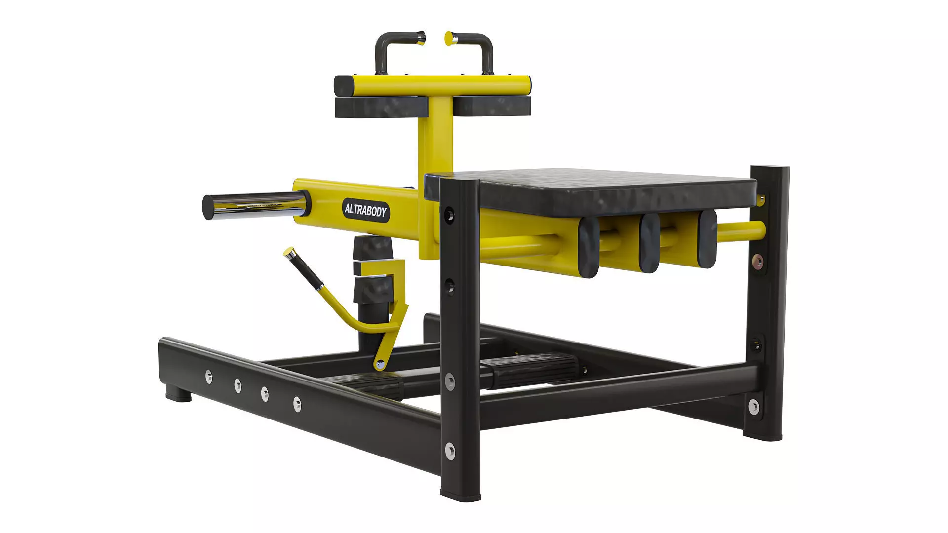 Plate Loaded Seated Calf Raise 3D model