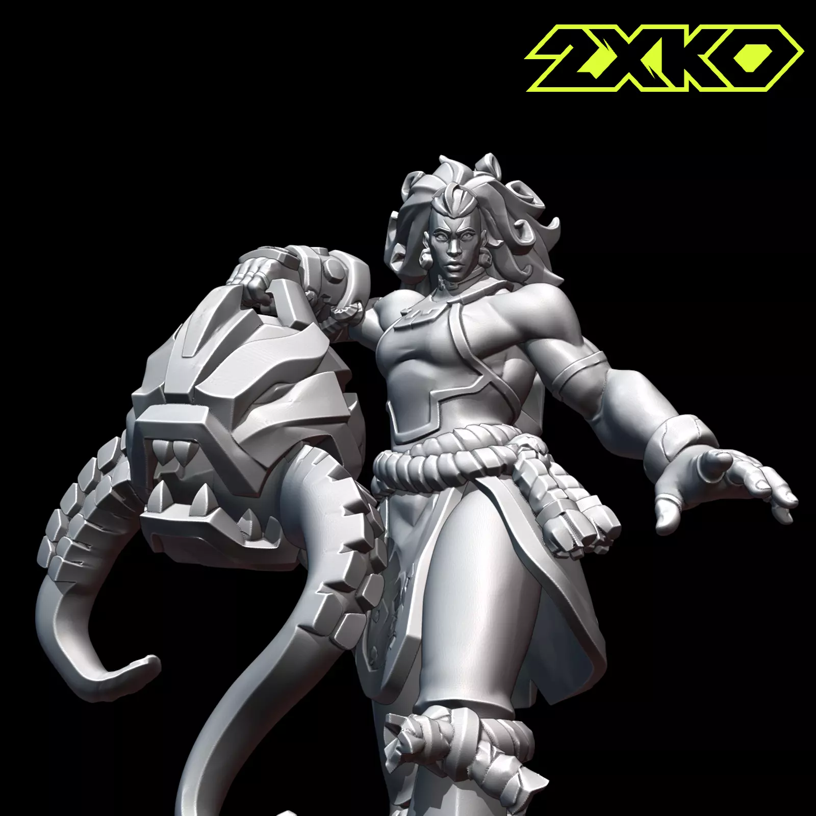 ILLAOI - 2XKO - LEAGUE OF LEGENDS 3D print model