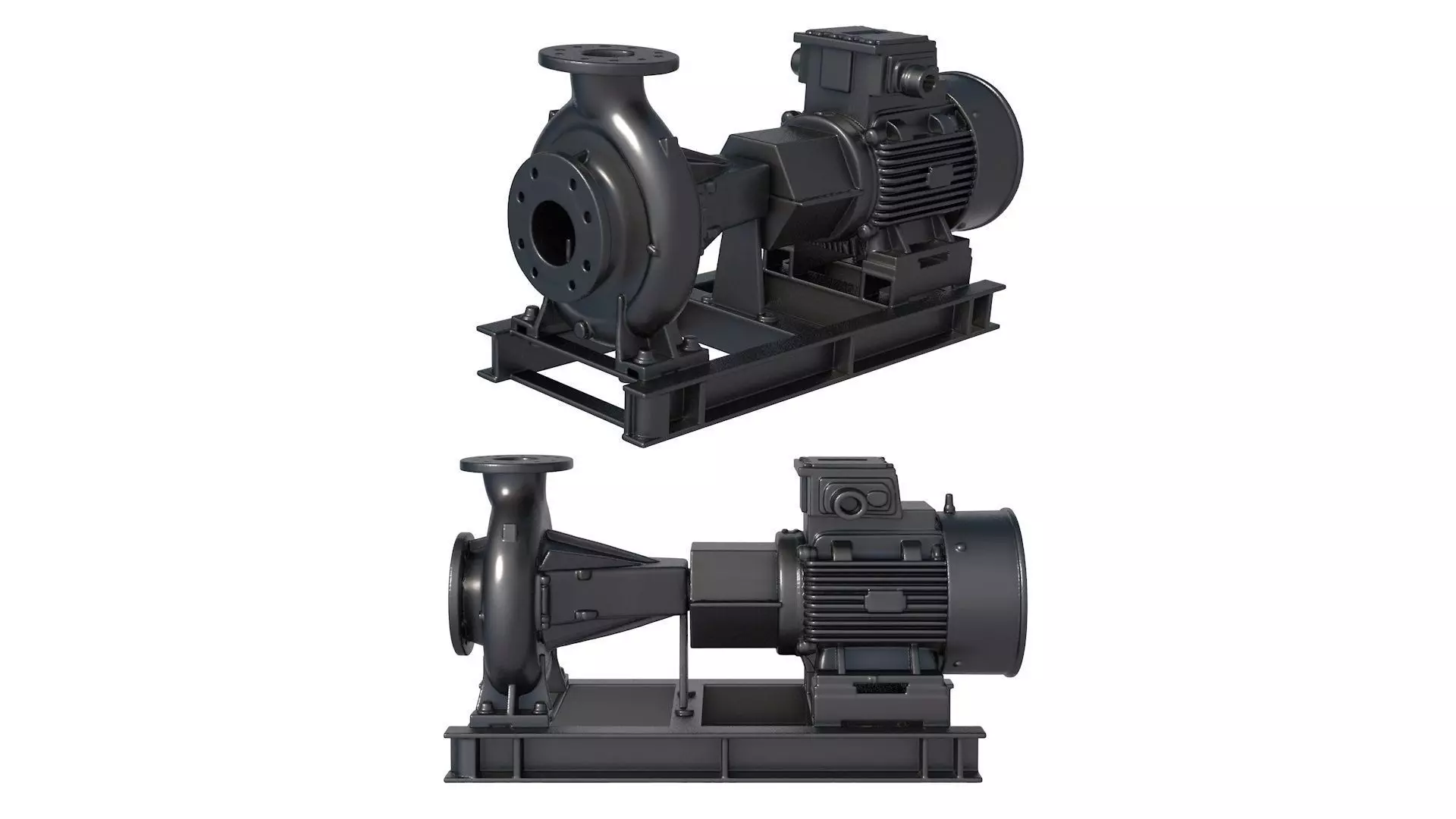 Pump - Centrifugal Pump - water pump 3D print model