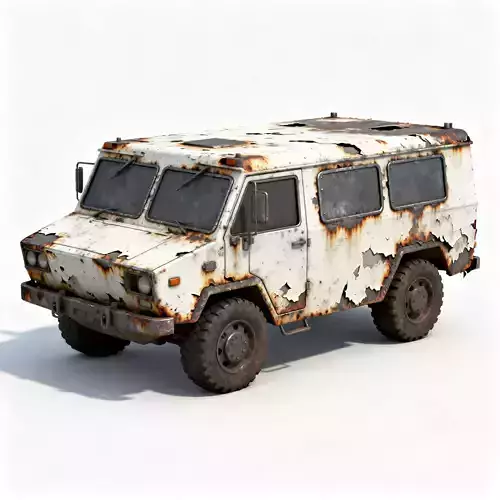 Burnt Arctic APC 3D Model