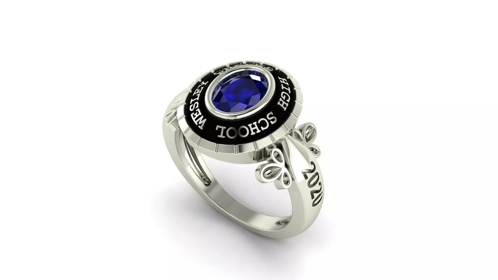 High School graduation Ring 3D print model