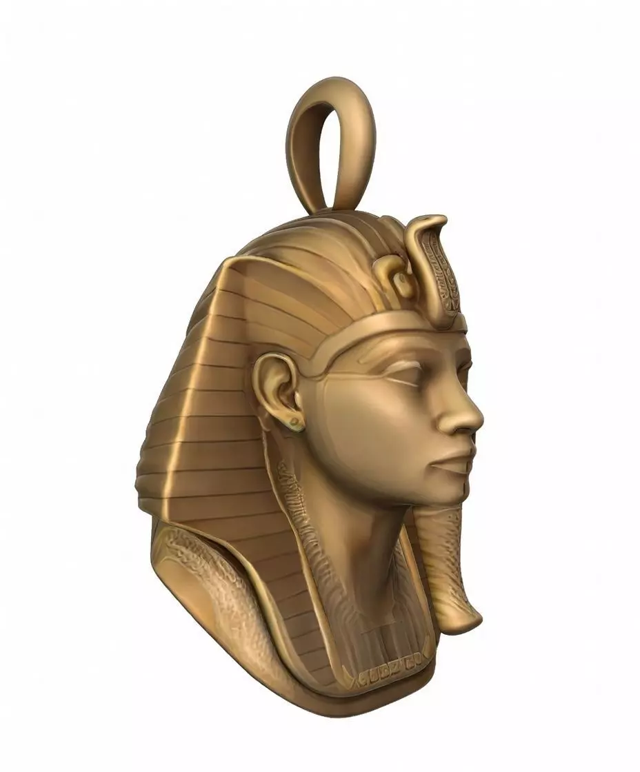 Tutankhamun Pharaoh Pendant 3D print model