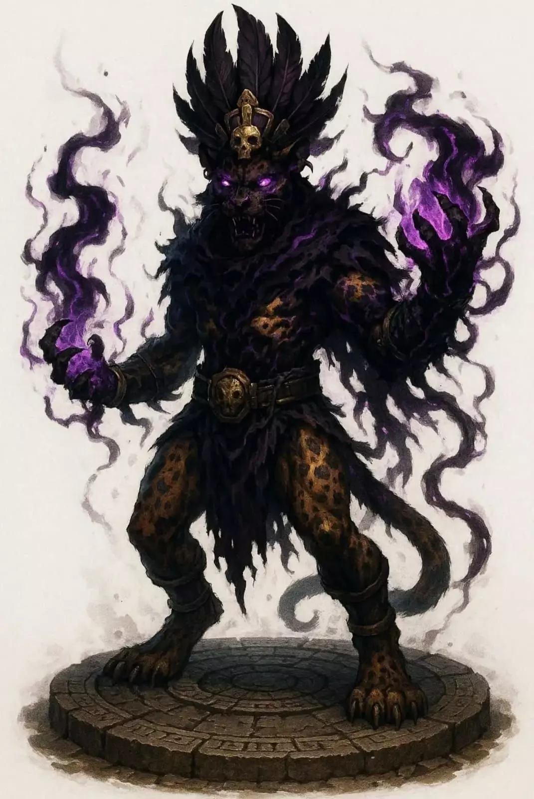 Ixkan -The Cursed Jaguar 3D print model