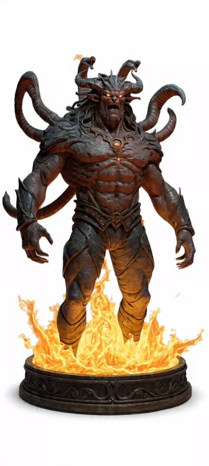 Titan STL DnD Tabletop Miniature 3D Print Model 3D print model