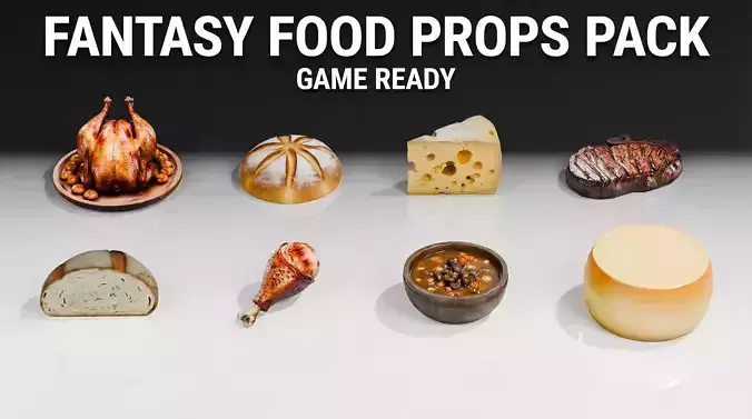Fantasy Food 8 Props Pack 
