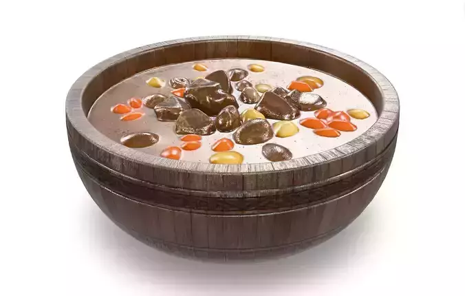 Fantasy Food 8 Props Pack  Low-poly 3D model 6