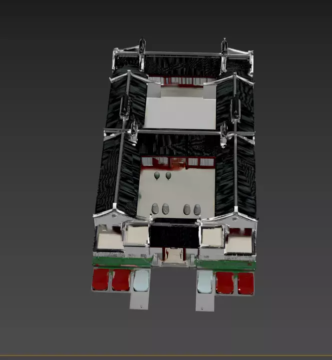 Chinese Style - Scene - Chinese Emblem Architecture 6 3D model