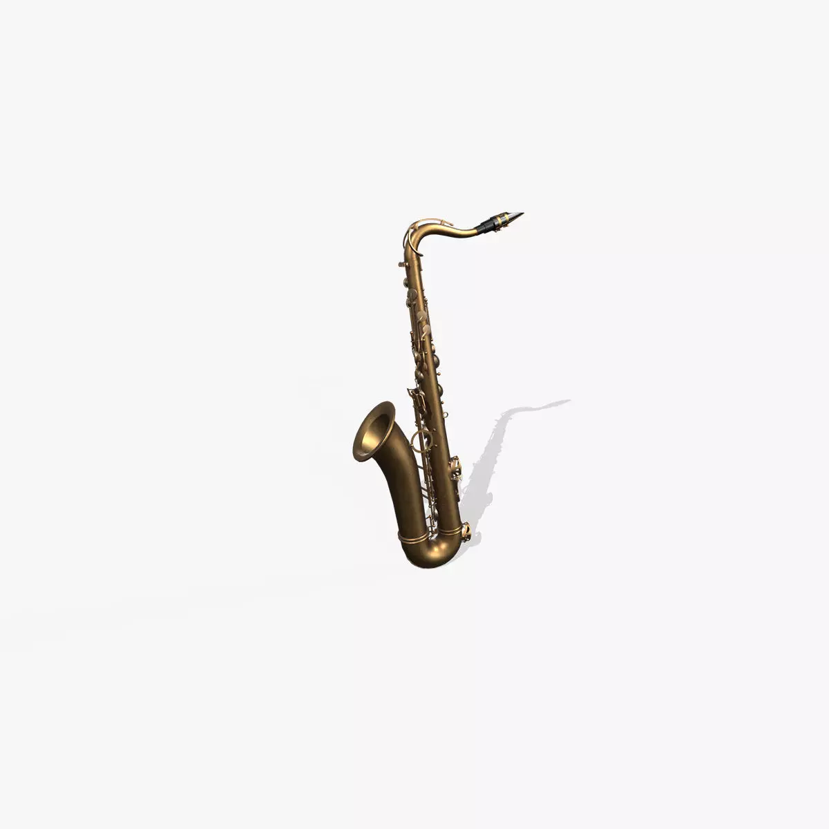 Saxophone Low-poly 3D model