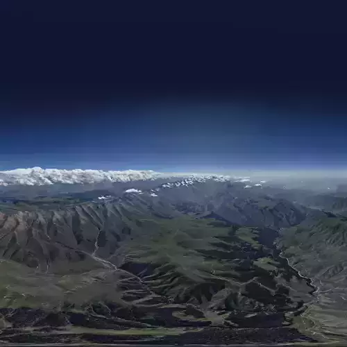 HDR - Observatory on a Mountain Plateau - no sun 3D model