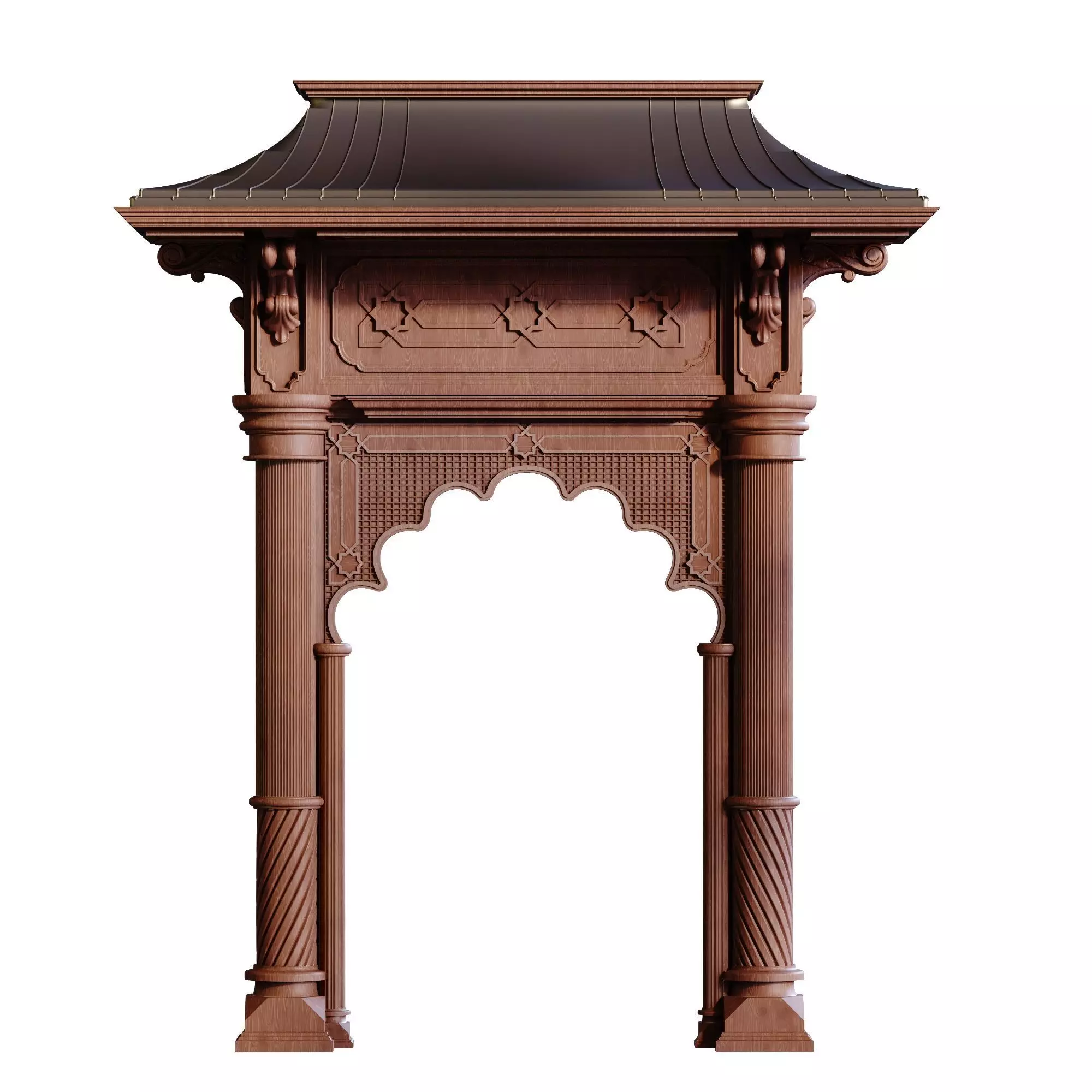 morrocon arch 938 Low-poly 3D model