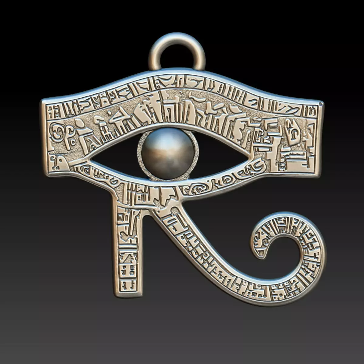 Eye of Horus Pendant v2 3D print model
