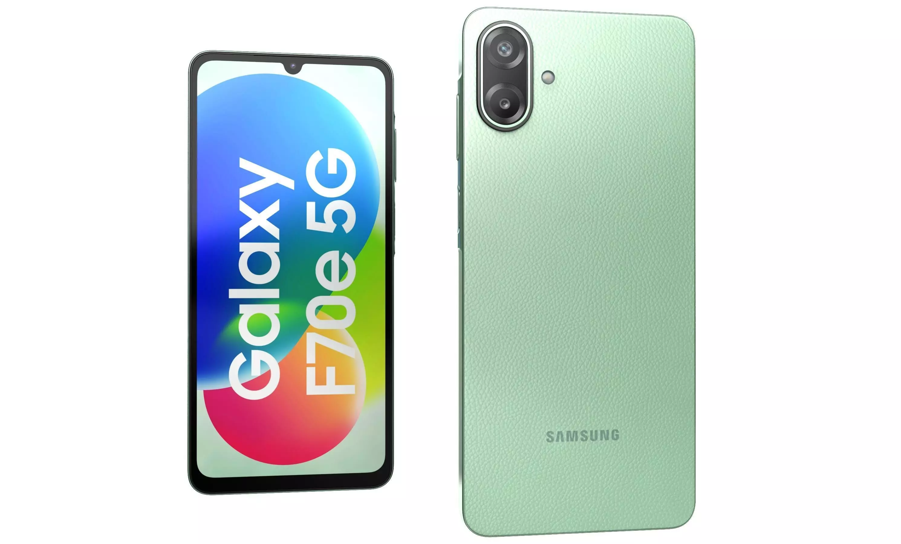 Samsung Galaxy F70e 5G Limelight Green 3D model