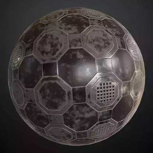 Mix Metal Surface Material PBR Seamless Texture