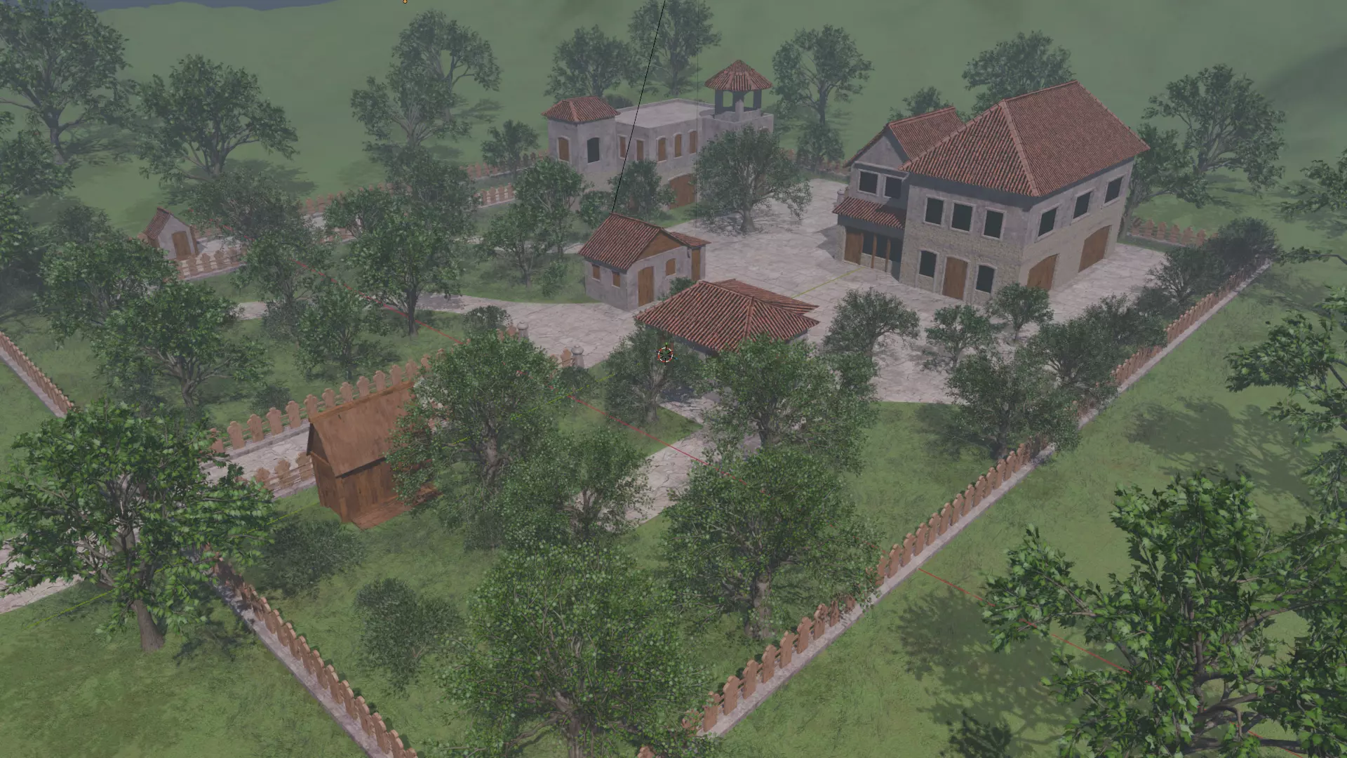 Garden Landscape 3D model