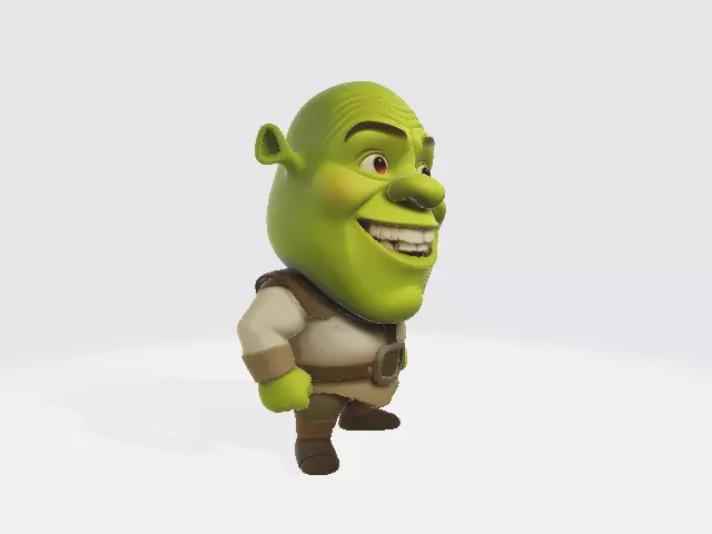 Shrek the Big Headed 80mm 3D print model