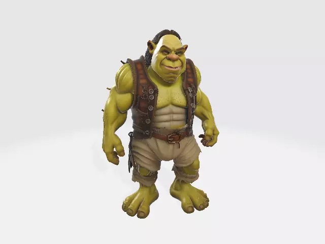 Shrek Connan 120mm 3D print model