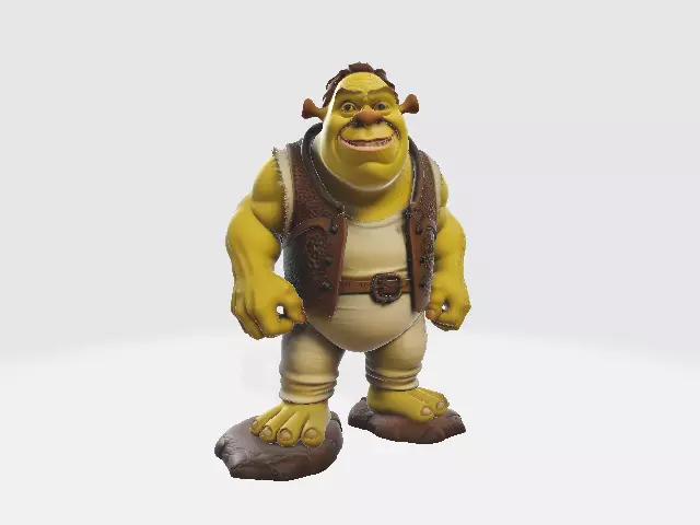 Shrek of the Caves 100mm 3D print model