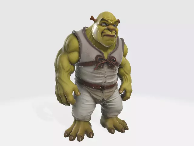 Shrek Scarface 120mm 3D print model