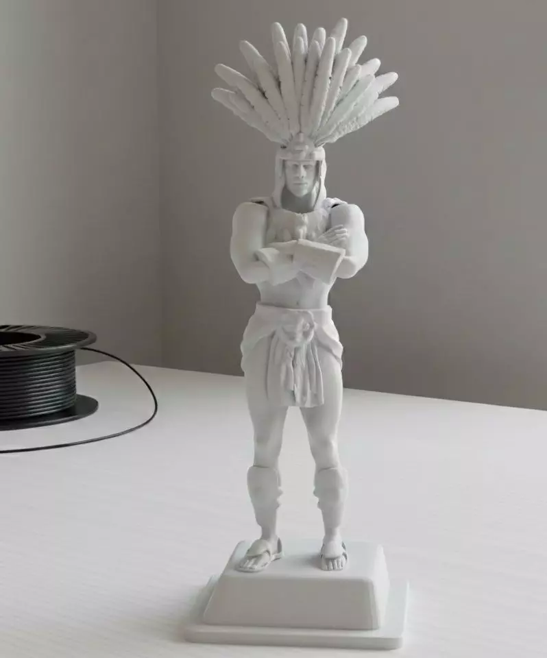 Aztec Statue 3D print model