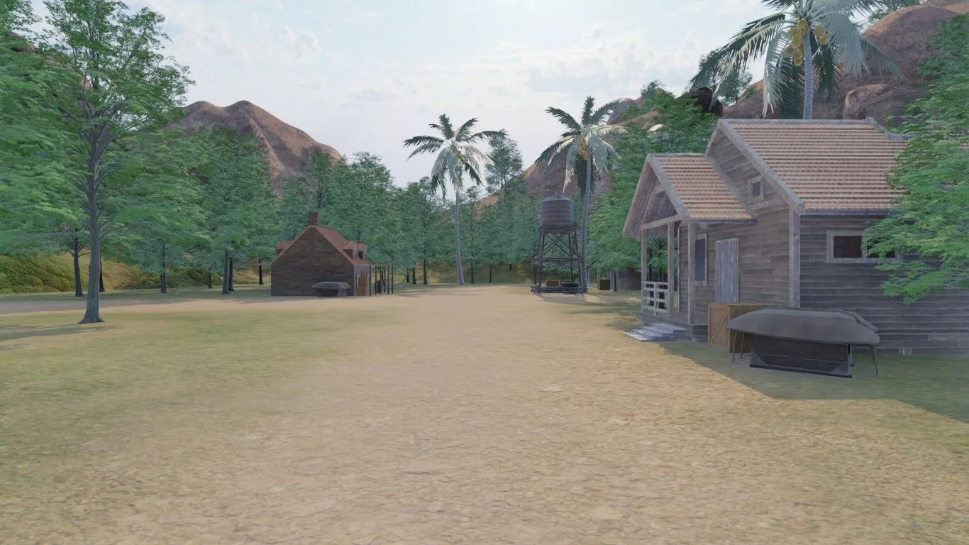 Exotic Forest Village 3D model