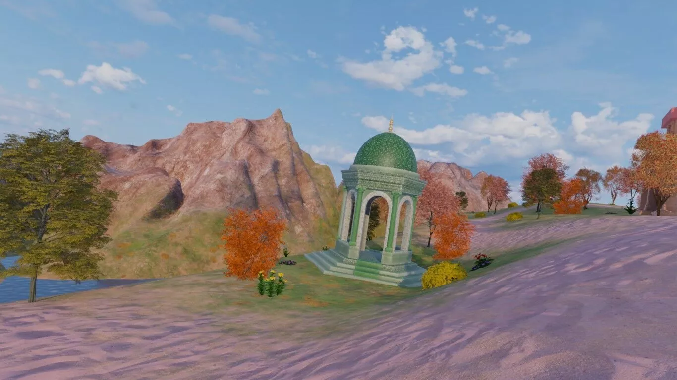 Enchanted Village Landscape 3D model