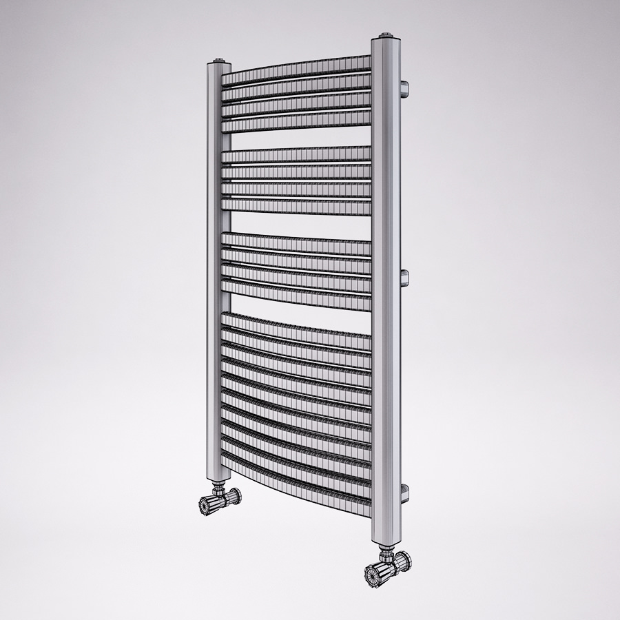Wall Radiator 3D model_1