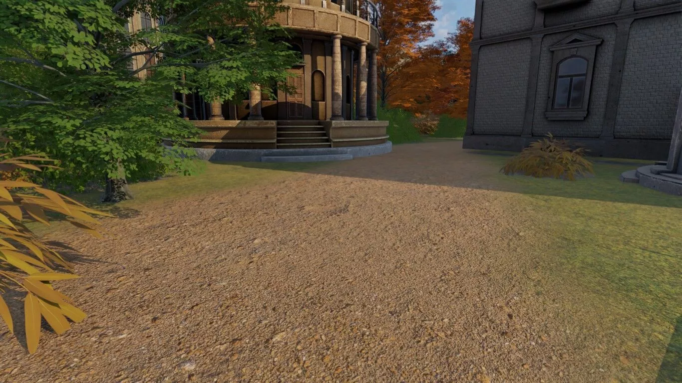 Autumnal Estate Overlook 3D model
